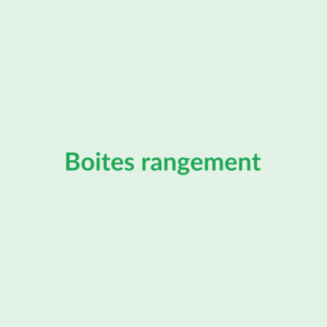 Boîtes de rangement (lot de 3)